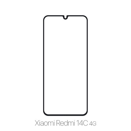 FixPremium FullCover Glass - Kaljeno staklo za Xiaomi Redmi 14C 4G