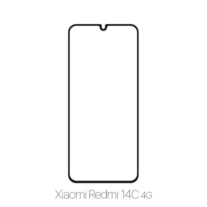 FixPremium FullCover Glass - Kaljeno staklo za Xiaomi Redmi 14C 4G