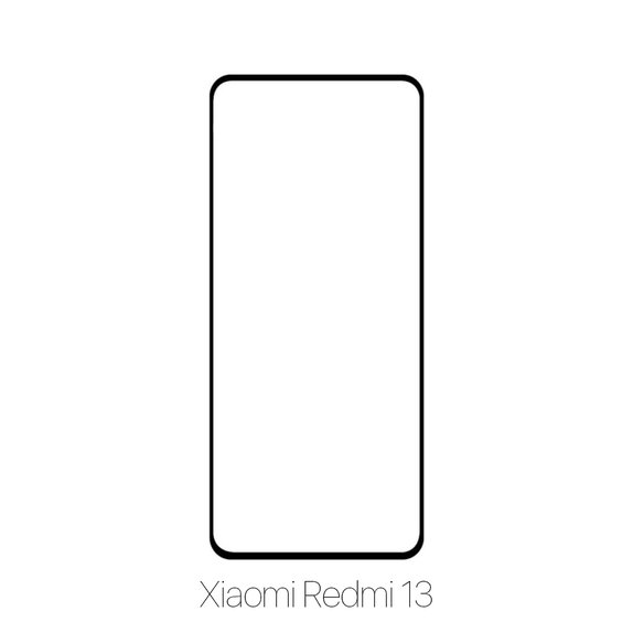 FixPremium FullCover Glass - Kaljeno staklo za Xiaomi Redmi 13