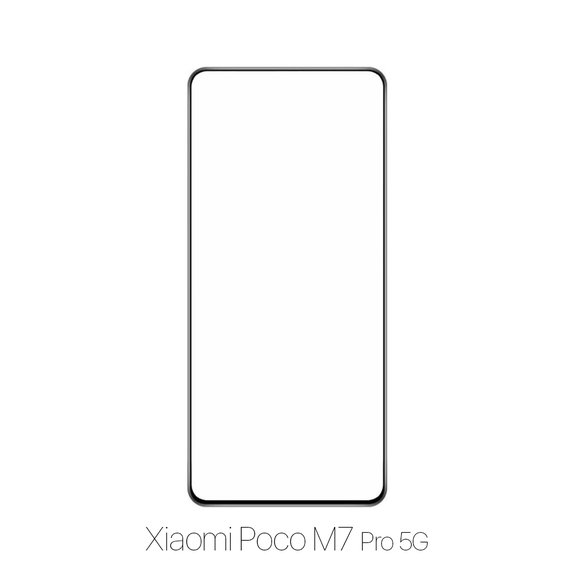 FixPremium FullCover Glass - Kaljeno staklo za Xiaomi Poco M7 Pro 5G
