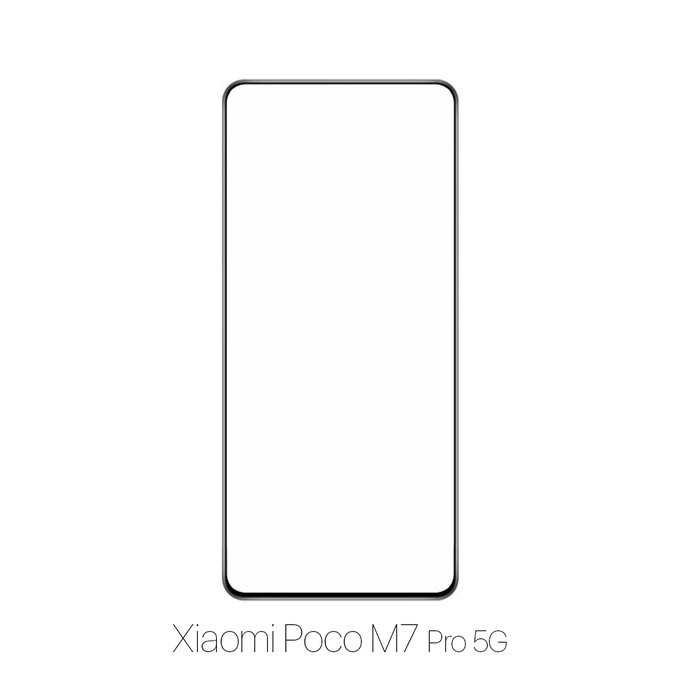 FixPremium FullCover Glass - Kaljeno staklo za Xiaomi Poco M7 Pro 5G