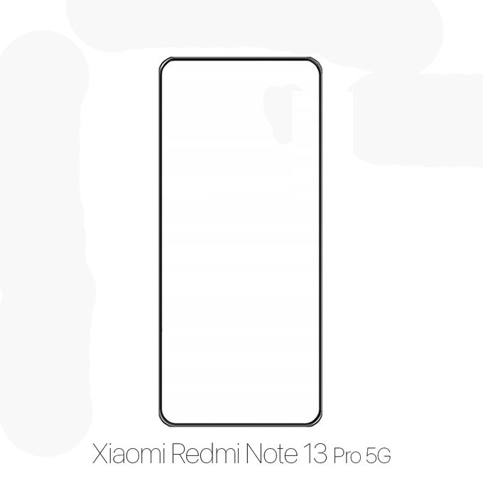 FixPremium FullCover Glass - Kaljeno staklo za Xiaomi Redmi Note 13 Pro 5G 2312DRA50C