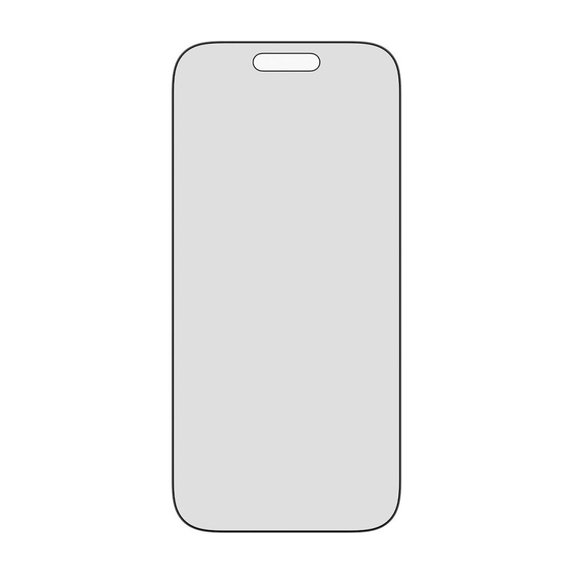 UWF 2-Way Privacy kaljeno staklo s aplikatorom za iPhone 17 Pro, Crna, PanzerGlass