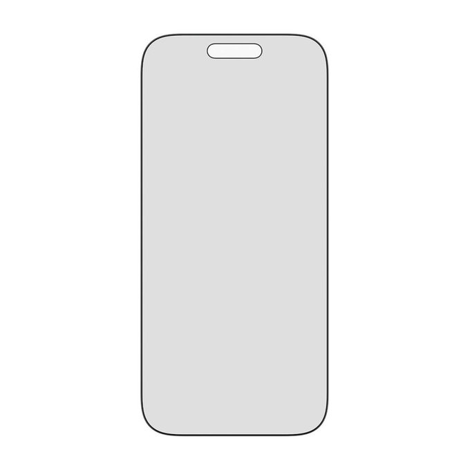 UWF 2-Way Privacy kaljeno staklo s aplikatorom za iPhone 17 Pro, Crna, PanzerGlass