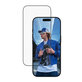 UWF kaljeno staklo s aplikatorom za iPhone 17/16 Pro, Crna, PanzerGlass