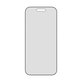 PanzerGlass - UWF 2-Way Privacy kaljeno staklo s aplikatorom za iPhone 17 Air, crna