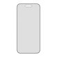 Kaljeno staklo UWF 2-Way Privacy s aplikatorom za iPhone 17 Air, Crna, PanzerGlass