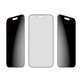 PanzerGlass - UWF 2-Way Privacy kaljeno staklo s aplikatorom za iPhone 17 Air, crna