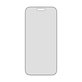 UWF 2-Way Privacy kaljeno staklo s Fastfit za iPhone 17 Pro Max, Crna, PanzerGlass