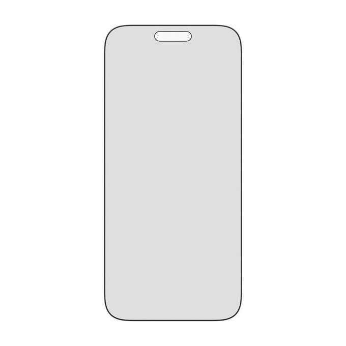 UWF 2-Way Privacy kaljeno staklo s Fastfit za iPhone 17 Pro Max, Crna, PanzerGlass
