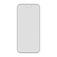 UWF 2-Way Privacy kaljeno staklo s Fastfit za iPhone 17 Pro Max, Crna, PanzerGlass