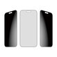 UWF 2-Way Privacy kaljeno staklo s Fastfit za iPhone 17 Pro Max, Crna, PanzerGlass