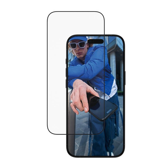 PanzerGlass - UWF kaljeno staklo s aplikatorom za iPhone 17 Air, crna