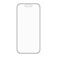 Kaljeno staklo UWF Stealth s Fastfit za iPhone 17/16 Pro, Crna, PanzerGlass
