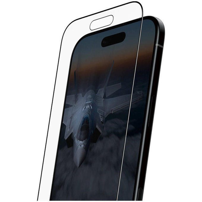 Kaljeno staklo UWF Stealth s Fastfit za iPhone 17 Air, Crna, PanzerGlass