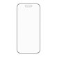 Kaljeno staklo UWF Stealth s Fastfit za iPhone 17 Air, Crna, PanzerGlass