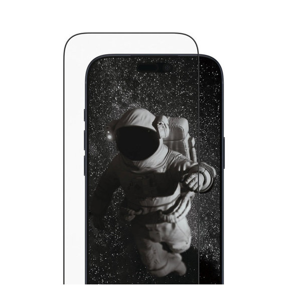 Kaljeno staklo UWF Ceramic II s aplikatorom za iPhone 17 Air, Crna, PanzerGlass