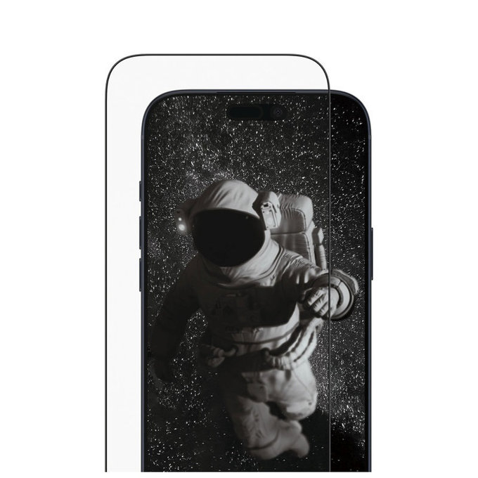 Kaljeno staklo UWF Ceramic II s aplikatorom za iPhone 17 Air, Crna, PanzerGlass