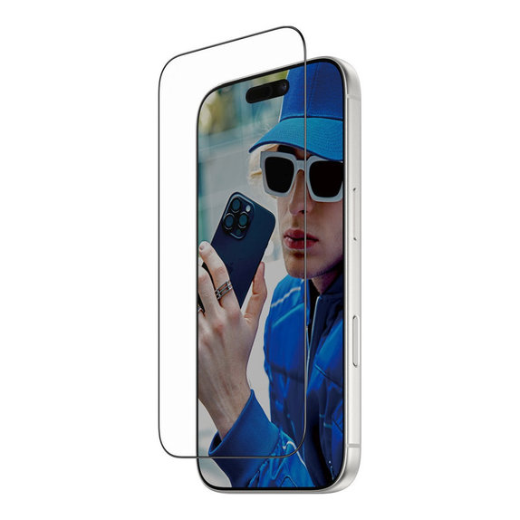 UWF kaljeno staklo s Fastfit za iPhone 17 Pro, Crna, PanzerGlass
