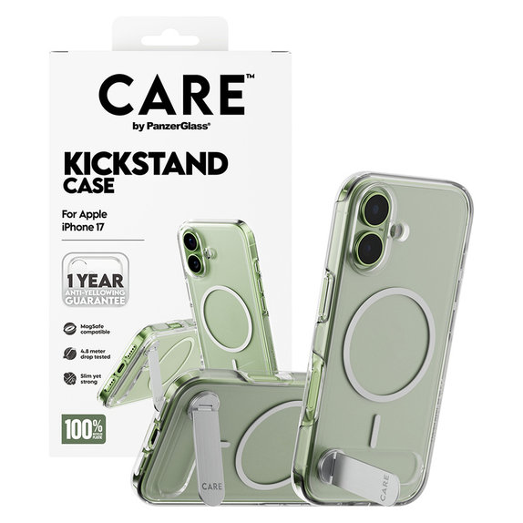 Maska Kickstand za iPhone 17, Prozirna, PanzerGlass