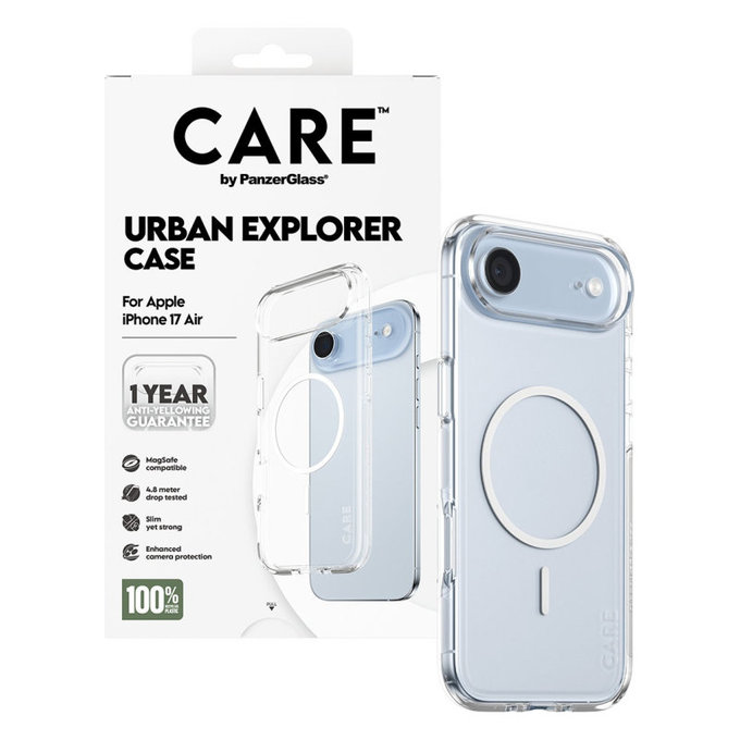 Maska Urban Explorer s MagSafeom za iPhone Air, Bijela, CARE