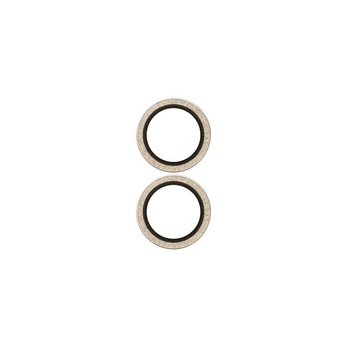 Zaštita objektiva kamere Hoops za iPhone 17/16 Plus/16, Glitter Gold, PanzerGlass