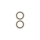 Zaštita objektiva kamere Hoops za iPhone 17/16 Plus/16, Glitter Gold, PanzerGlass