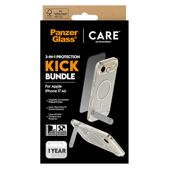 Bundle 3u1 Kick za iPhone Air, PanzerGlass