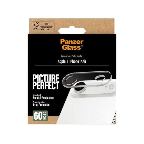 PanzerGlass - Zaštita objektiva PicturePerfect za iPhone 17 Air, prozirna