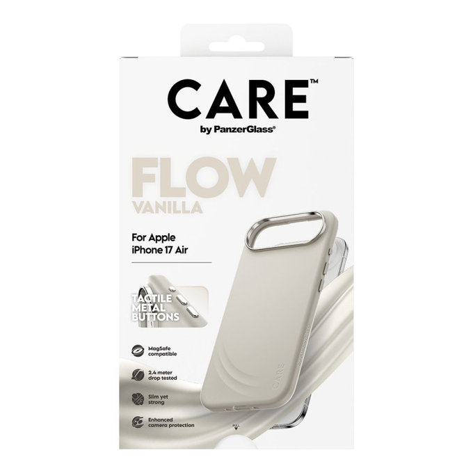 Maska FLOW s MagSafeom za iPhone Air, Vanilla, CARE