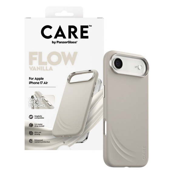 Maska FLOW s MagSafeom za iPhone Air, Vanilla, CARE