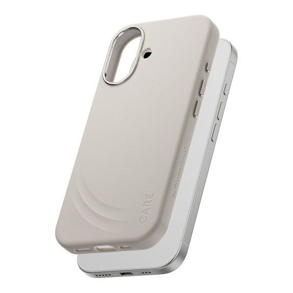 Maska FLOW s MagSafeom za iPhone 17, Vanilla, CARE