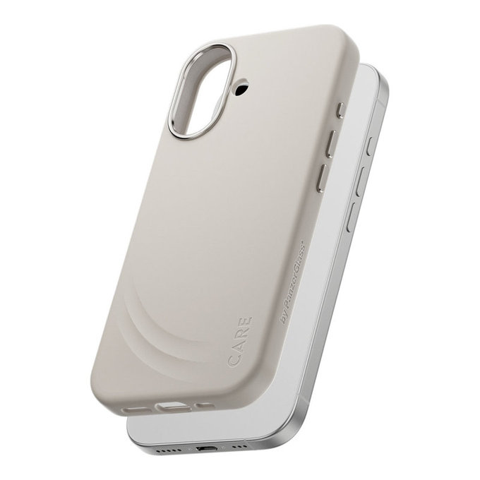 Maska FLOW s MagSafeom za iPhone 17, Vanilla, CARE