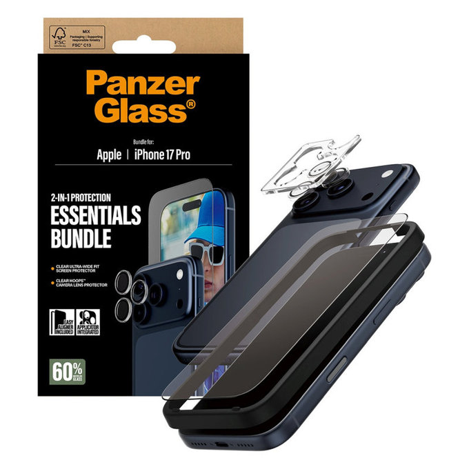 Bundle Essentials 2u1 za iPhone 17 Pro, PanzerGlass