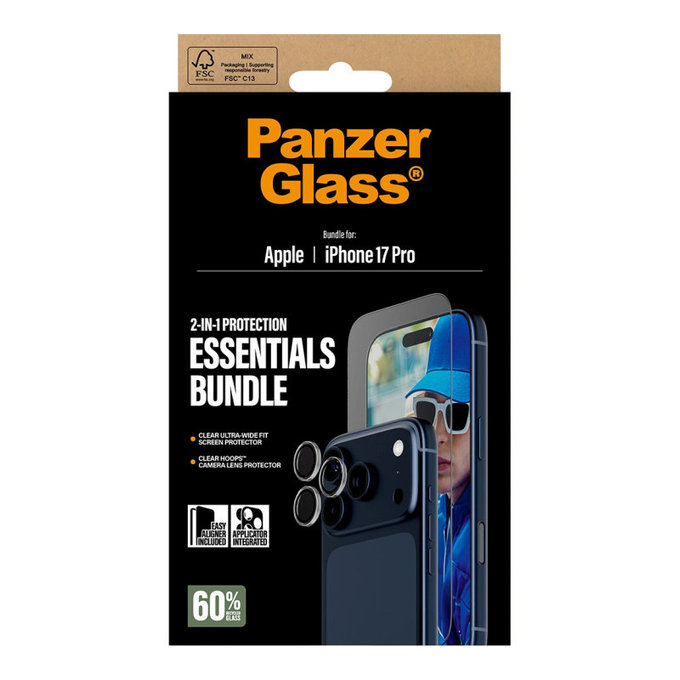 Bundle Essentials 2u1 za iPhone 17 Pro, PanzerGlass
