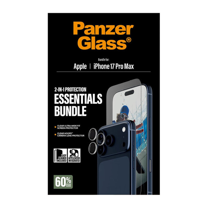 Bundle Essentials 2u1 za iPhone 17 Pro Max, PanzerGlass