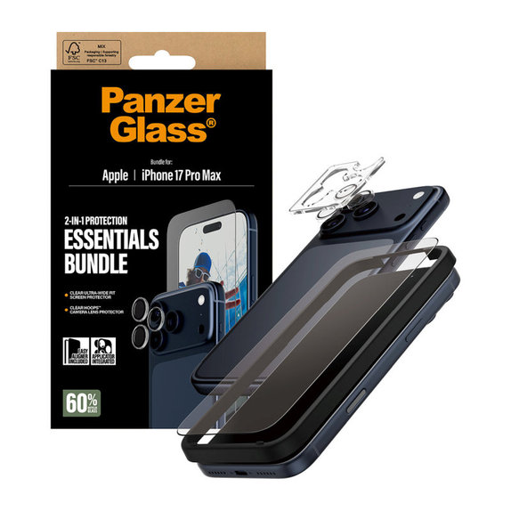 Bundle Essentials 2u1 za iPhone 17 Pro Max, PanzerGlass