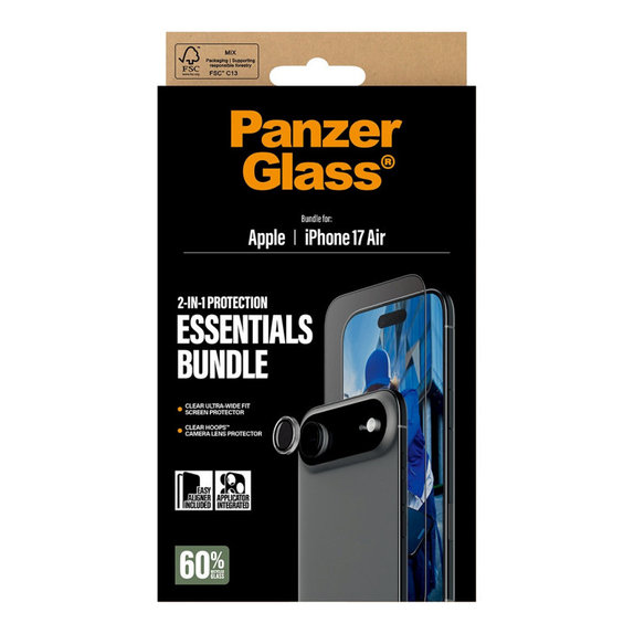 Bundle Essentials 2u1 za iPhone 17 Air, PanzerGlass