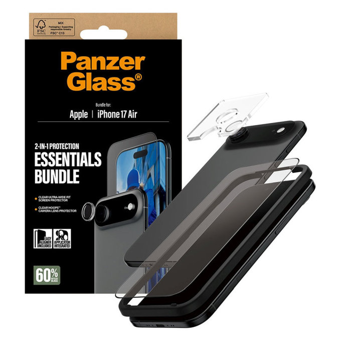 Bundle Essentials 2u1 za iPhone 17 Air, PanzerGlass