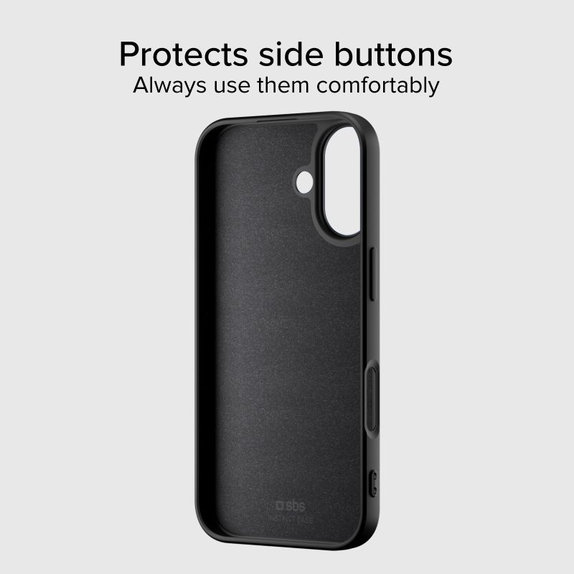 SBS - Instinct Mag futrola kompatibilna s MagSafe za iPhone 17, crna
