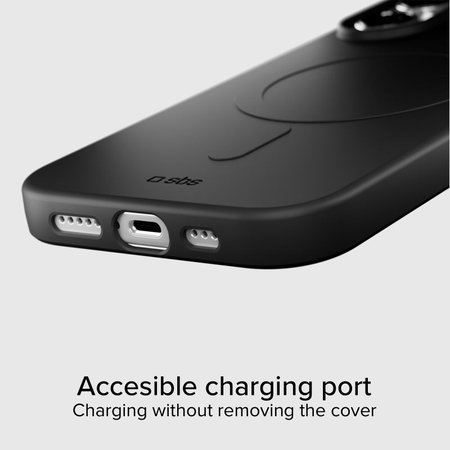 SBS - Instinct Mag futrola kompatibilna s MagSafe za iPhone 17, crna
