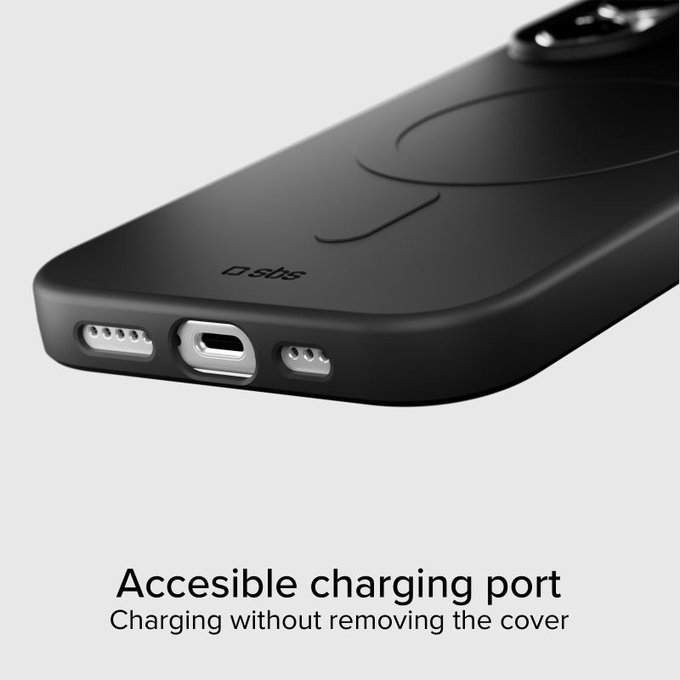 SBS - Instinct Mag futrola kompatibilna s MagSafe za iPhone 17, crna