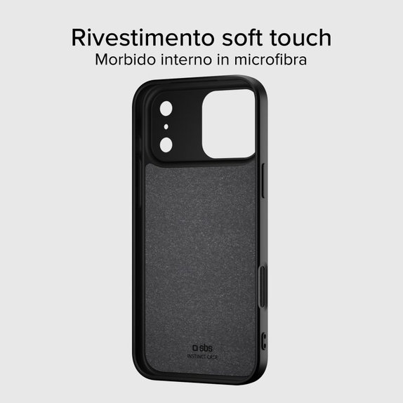 SBS - Instinct Mag futrola kompatibilna s MagSafe za iPhone 17 Pro, crna