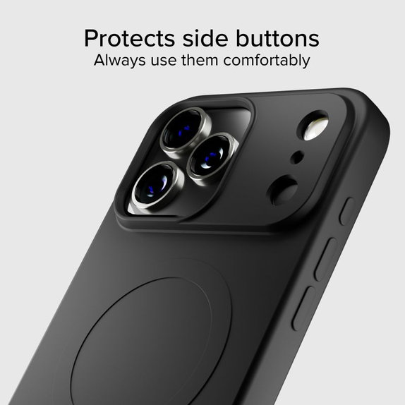 SBS - Instinct Mag futrola kompatibilna s MagSafe za iPhone 17 Pro, crna