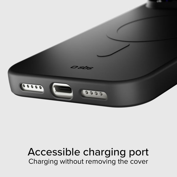SBS - Instinct Mag futrola kompatibilna s MagSafe za iPhone 17 Pro, crna