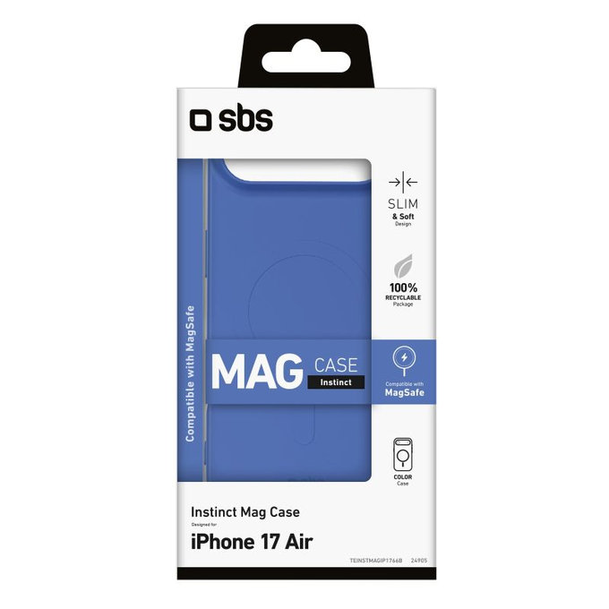 SBS - Instinct Mag futrola kompatibilna s MagSafe za iPhone 17 Air, plava