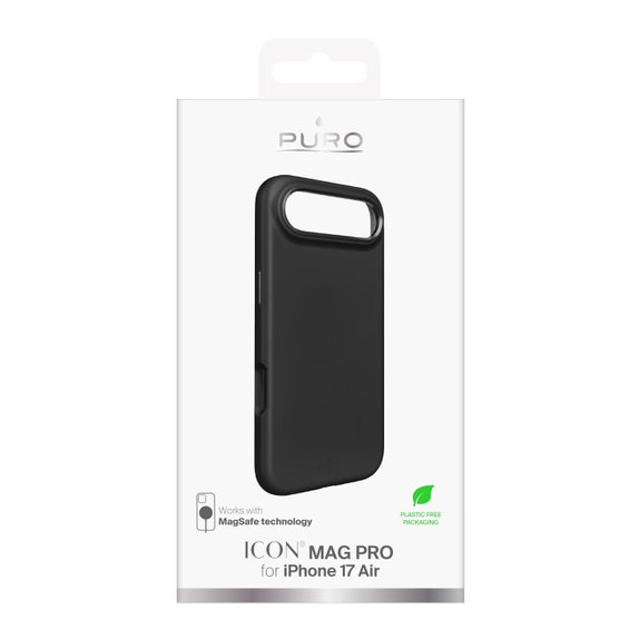 PURO - ICON MAG PRO futrola s MagSafe za iPhone 17 Air, crna