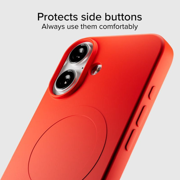 SBS - Instinct Mag futrola kompatibilna s MagSafe za iPhone 17, crveni