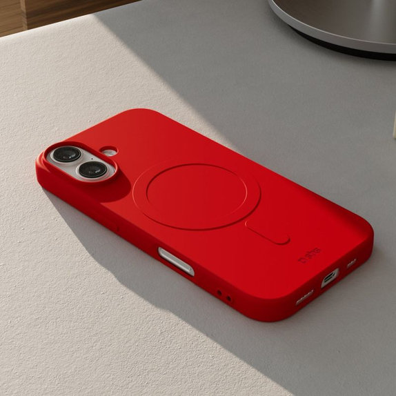SBS - Instinct Mag futrola kompatibilna s MagSafe za iPhone 17, crveni