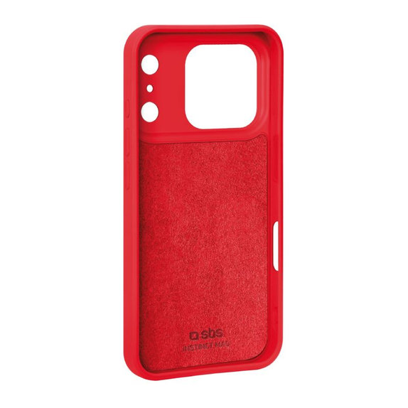 SBS - Instinct Mag futrola kompatibilna s MagSafe za iPhone 17 Pro, crveni